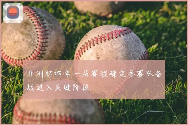 非洲杯四年一届赛程确定参赛队备战进入关键阶段
